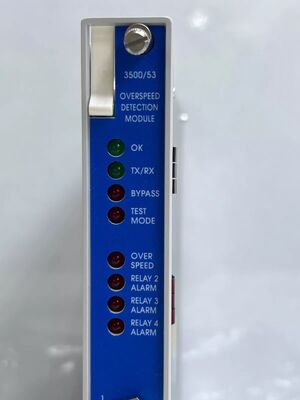 Bently Nevada 3500/53-02-00 133388-01 Overspeed Detection Module with Adaptive Digital Filtering, EMC A-level Compliance, and Thermal Protection